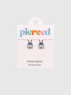 Pierced Co Blaubeer-Anhänger für Huggie-Ohrringe