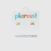 Pierced Co Classic Rainbow Screwback Ohrringe