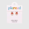 Pierced Co Erdbeer-Marmelade-Anhänger für Huggie-Ohrringe