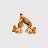 Pierced Co Goldfisch-Anhänger für Huggie-Ohrringe