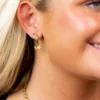 Pierced Co Goldfisch-Anhänger für Huggie-Ohrringe