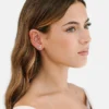 Pierced Co Herz-Duo-Ohrringe mit Schraubverschluss