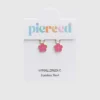 Pierced Co Hot Pink Flower-Anhänger für Huggie-Ohrringe