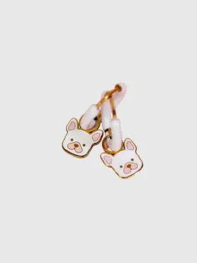Pierced Co Hunde-Anhänger für Huggie-Ohrringe