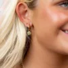 Pierced Co Pfotenabdruck-Anhänger für Huggie-Ohrringe