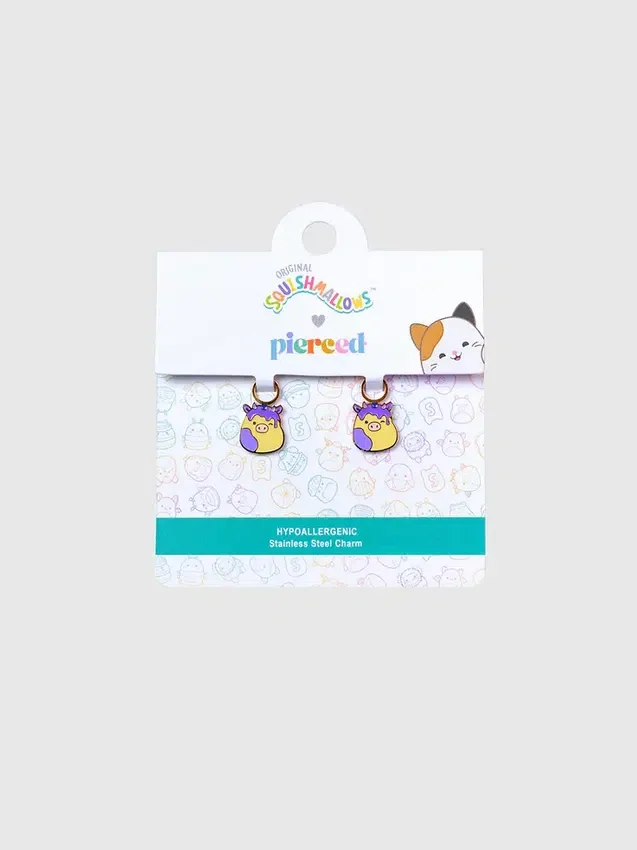 Pierced Co Squishmallows Benito-Anhänger für Huggie-Ohrringe