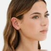 Pierced Co Winzige Ohrstecker mit Schraubverschluss in Pfirsichfarben