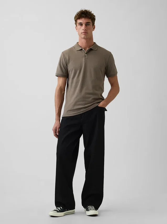 Piqué-Poloshirt
