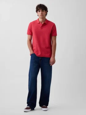 Piqué-Poloshirt