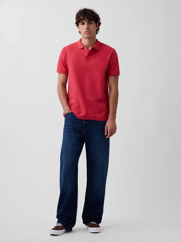 Piqué-Poloshirt