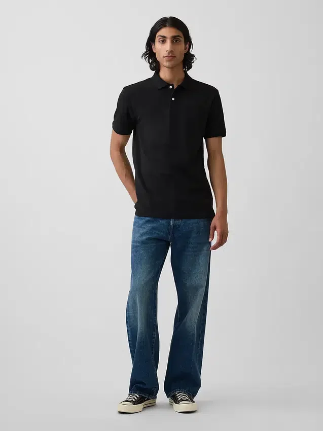 Piqué-Poloshirt