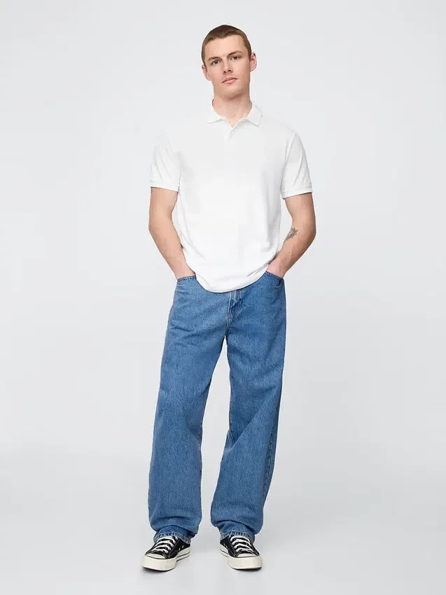 Piqué-Poloshirt