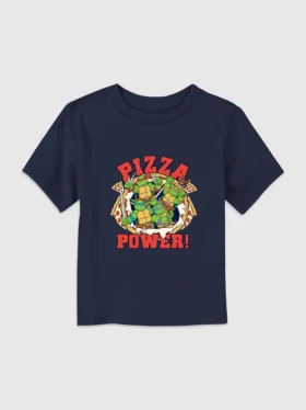Pizza-Power-T-Shirt „Teenage Mutant Ninja Turtles“ für Kleinkinder