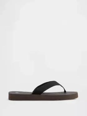 Plateausandalen aus Canvas