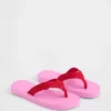 Plateausandalen aus Canvas
