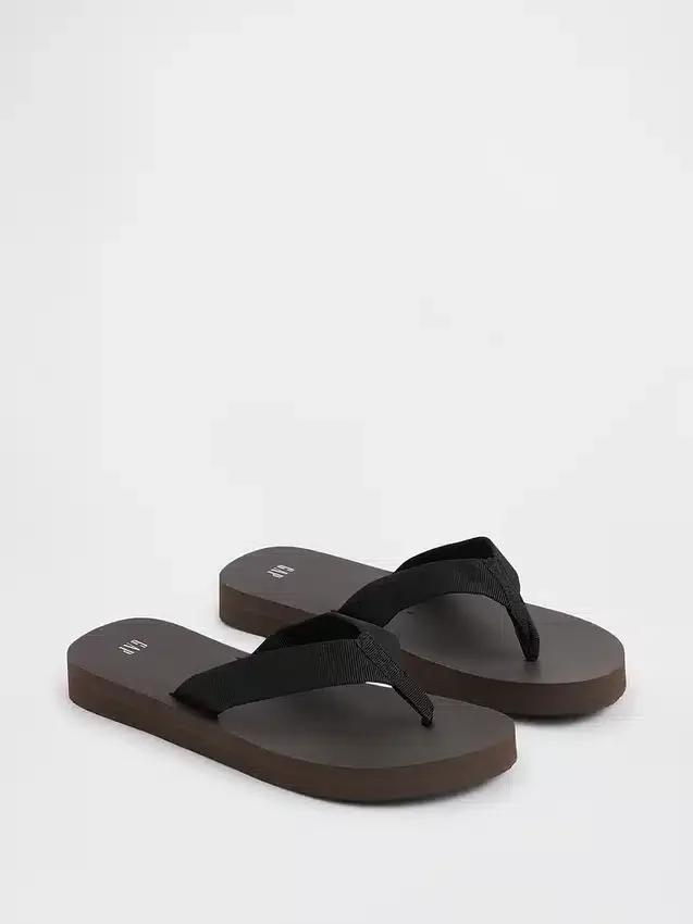 Plateausandalen aus Canvas