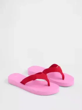 Plateausandalen aus Canvas