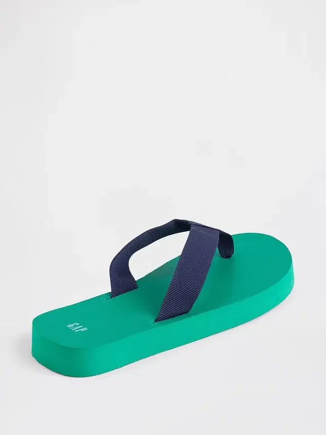 Plateausandalen aus Canvas