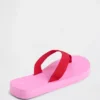 Plateausandalen aus Canvas