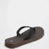 Plateausandalen aus Canvas