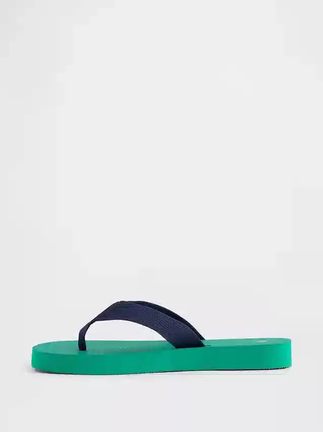 Plateausandalen aus Canvas