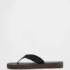 Plateausandalen aus Canvas