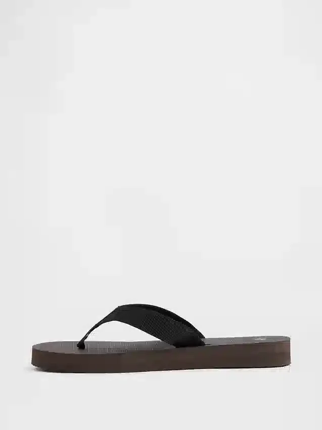 Plateausandalen aus Canvas