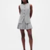 Plissierter Mini-Skort