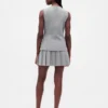 Plissierter Mini-Skort