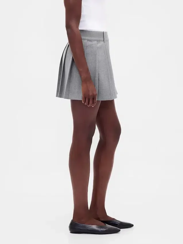 Plissierter Mini-Skort