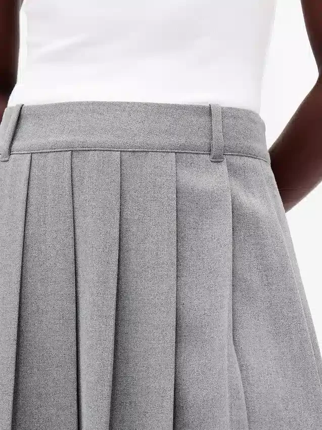 Plissierter Mini-Skort
