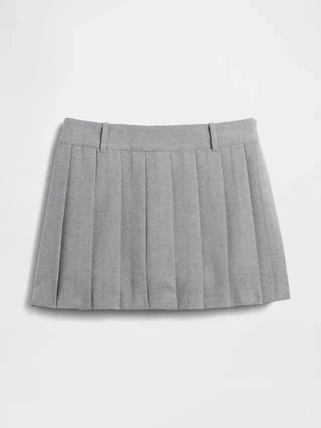 Plissierter Mini-Skort