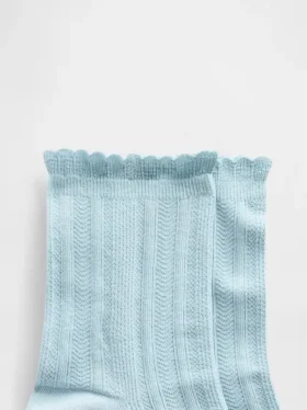 Pointelle-Halbsocken