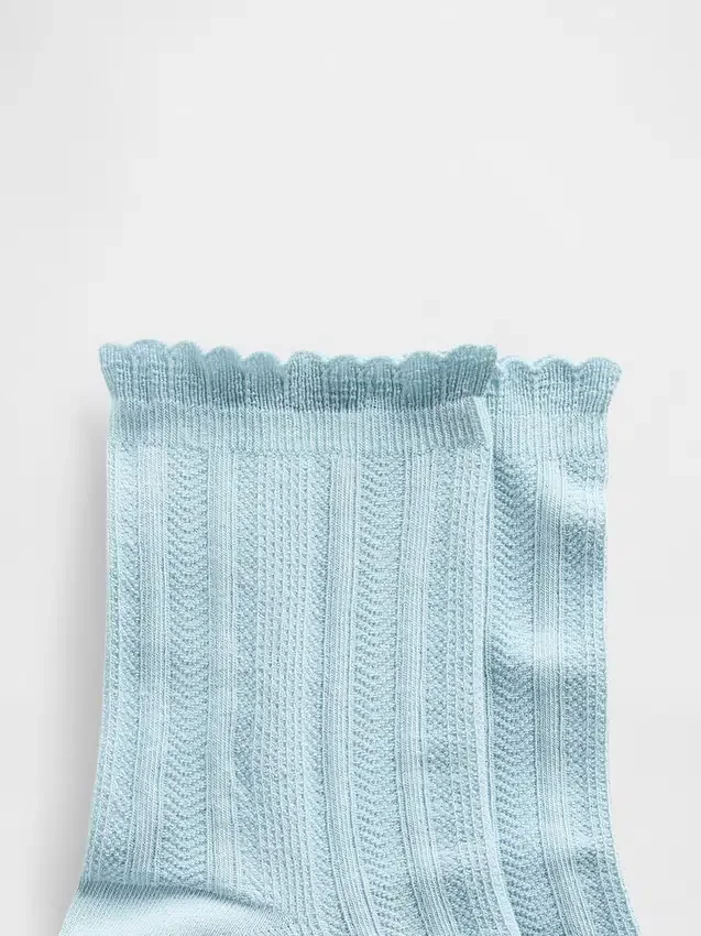 Pointelle-Halbsocken