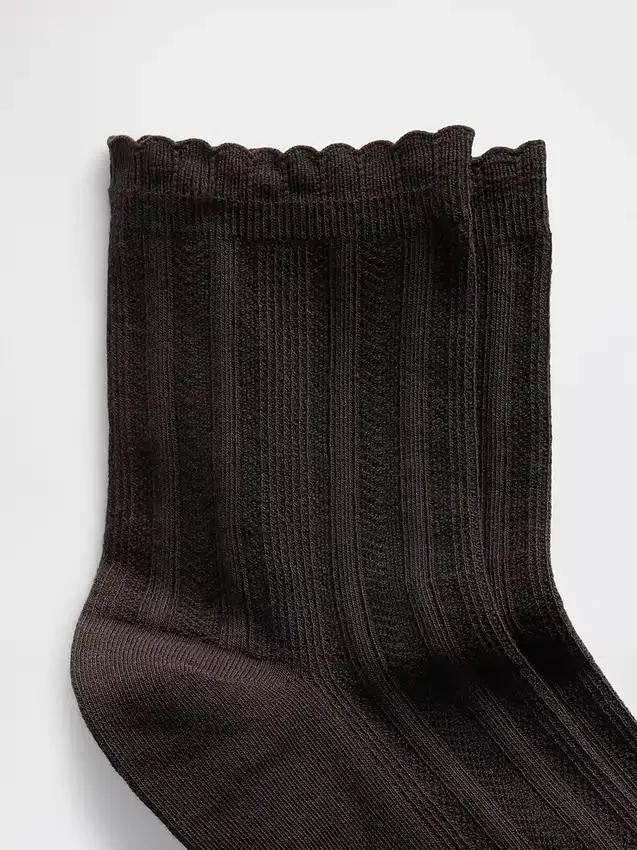 Pointelle-Halbsocken
