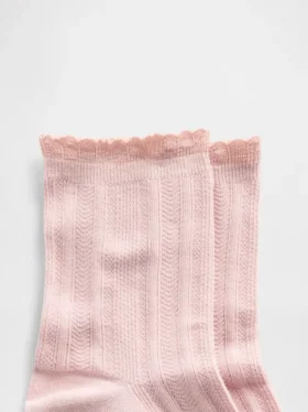 Pointelle-Halbsocken