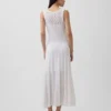 Pointelle-Maxikleid