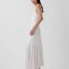 Pointelle-Maxikleid