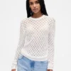 Pointelle-Pullover