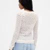 Pointelle-Pullover