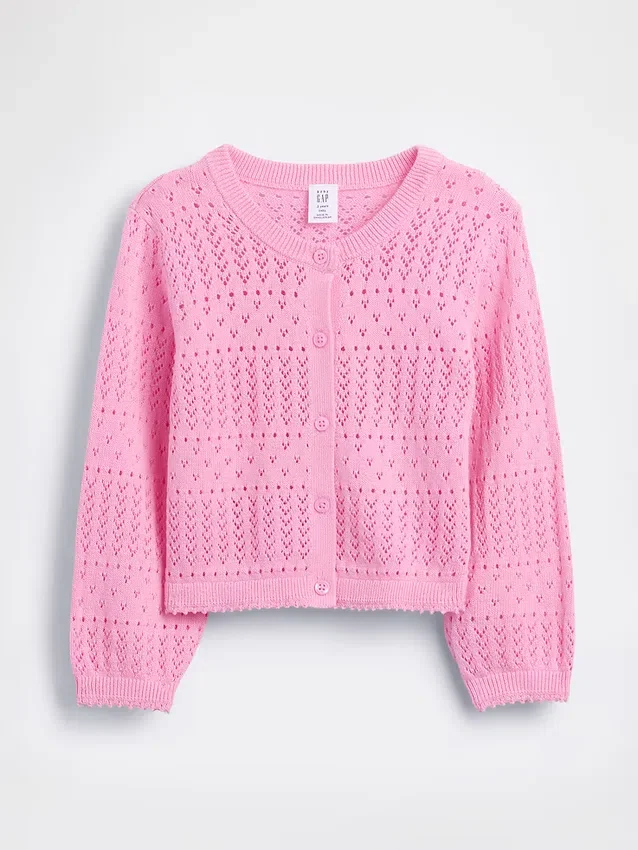 Pointelle-Pullover für Baby & Kleinkind