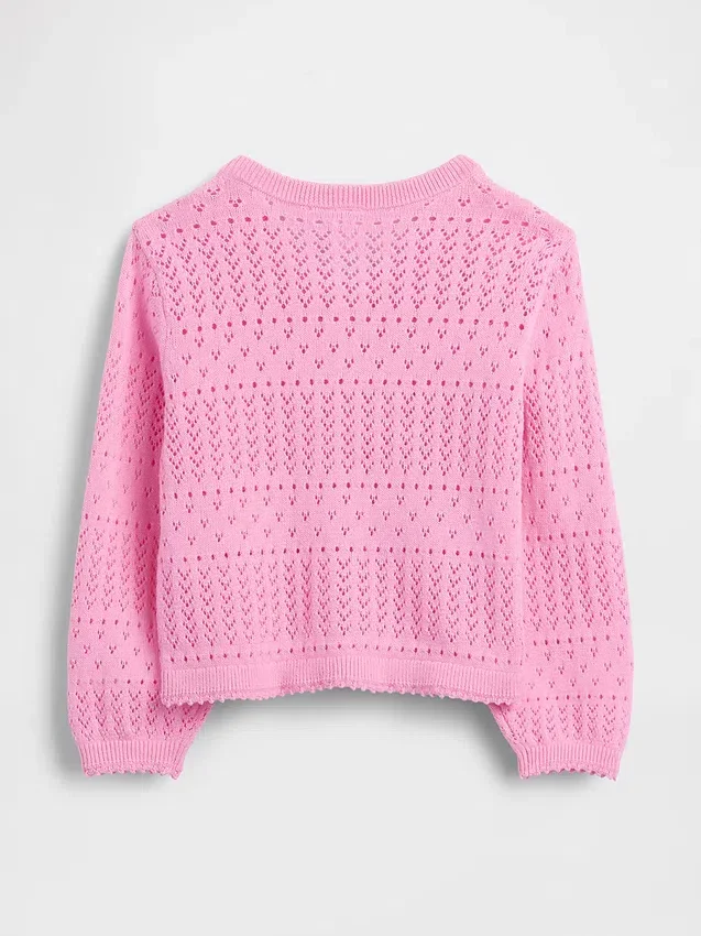 Pointelle-Pullover für Baby & Kleinkind