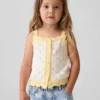Pointelle-Pullover-Tanktop mit Farbblöcken für Baby & Kleinkind