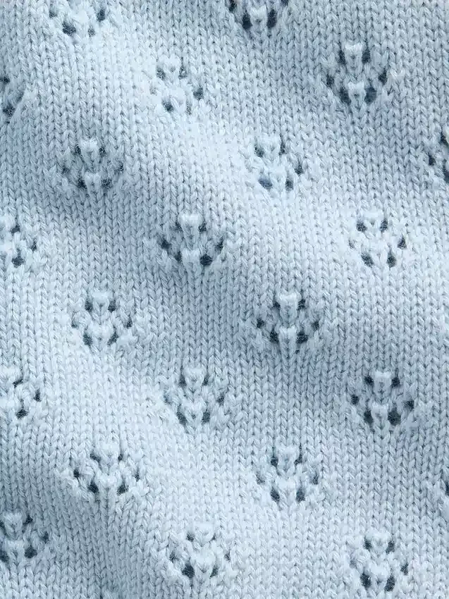 Pointelle-Pullover-Tanktop mit Farbblöcken für Baby & Kleinkind