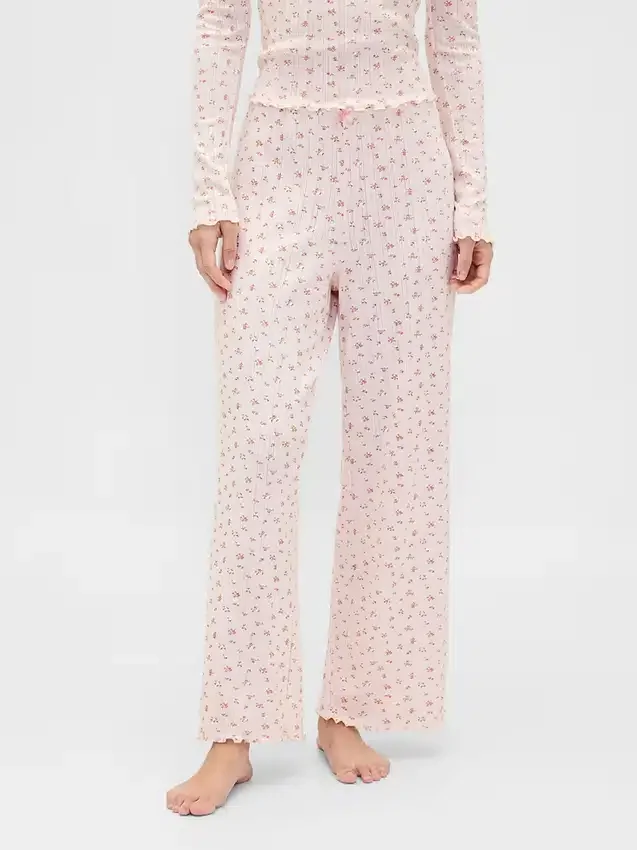 Pointelle-Pyjama-Hose