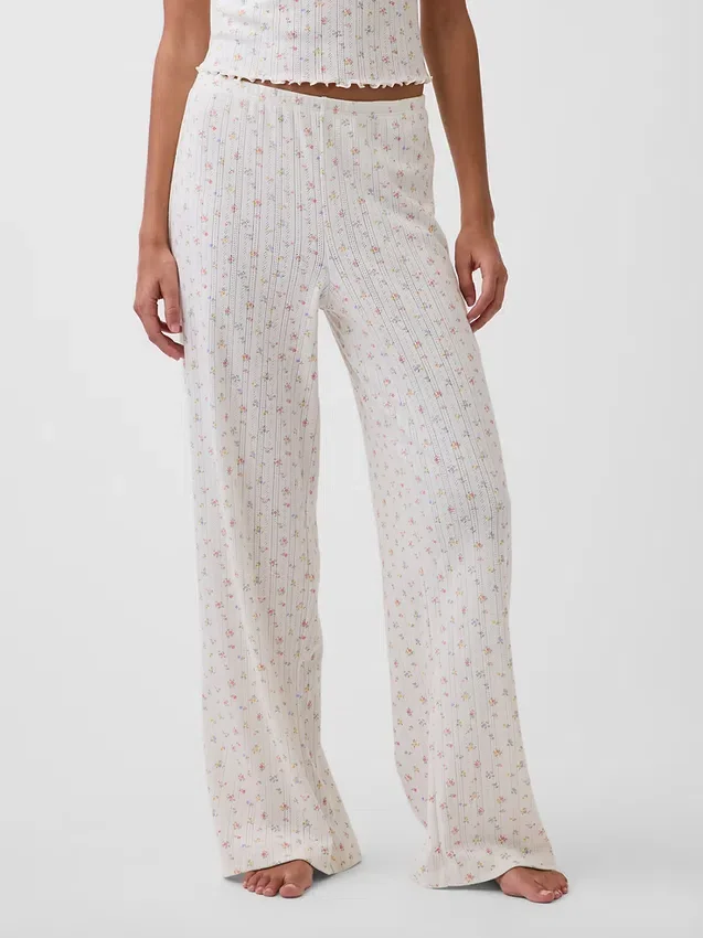 Pointelle-Pyjama-Hose