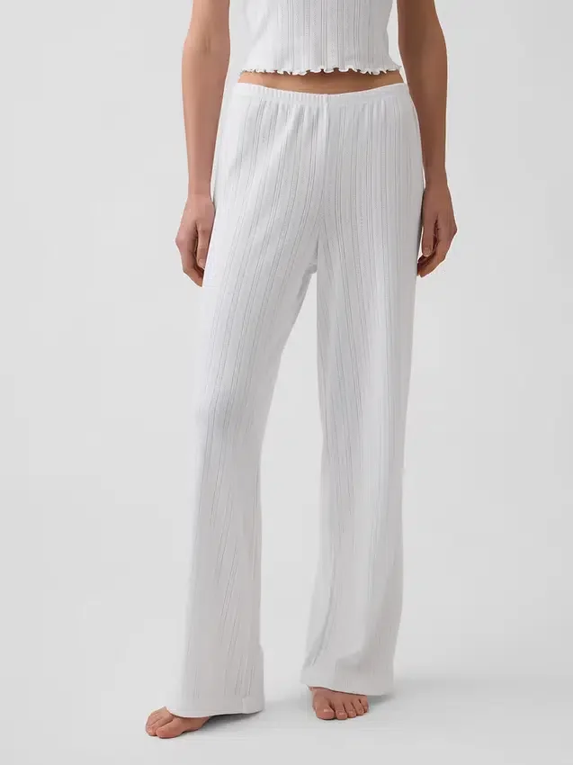 Pointelle-Pyjama-Hose