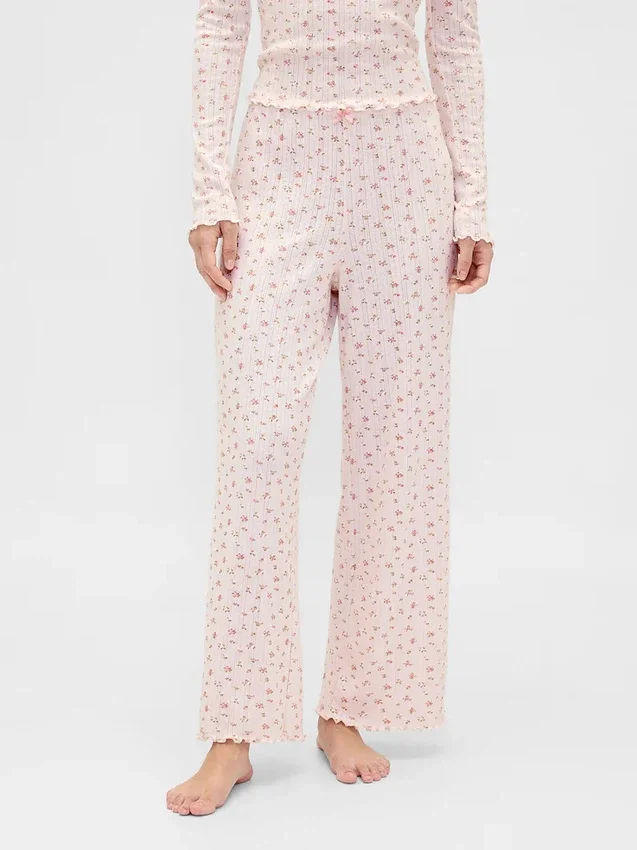 Pointelle-Pyjama-Hose