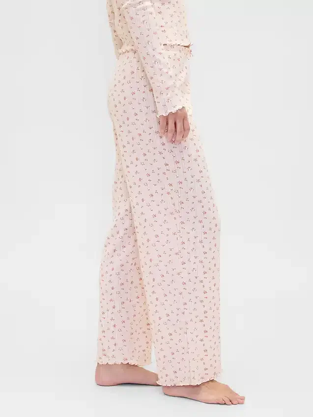 Pointelle-Pyjama-Hose