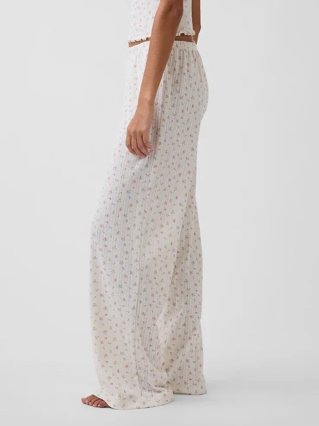Pointelle-Pyjama-Hose